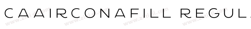 CAAirconaFill Regula字体转换